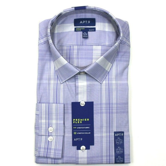 Shirts | Apt 9 Dress Shirt Purple Xl 